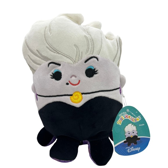 Disney Ursula Squishmallow 8" Plush The Little Mermaid Stuffed Animal Toy - Picture 1 of 7